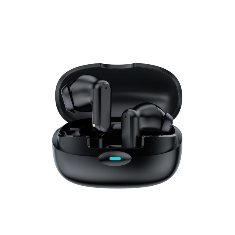 Wireless Earbud Wireless Headphone Bluetooth-compatible Headphone with Microphone Noise Cancelling Earbud for Outdoor чорний
Wireless Earbud Wireless Headphone Bluetooth-compatible Headphone with Microphone Noise Cancelling Earbud for Outdoor чорний