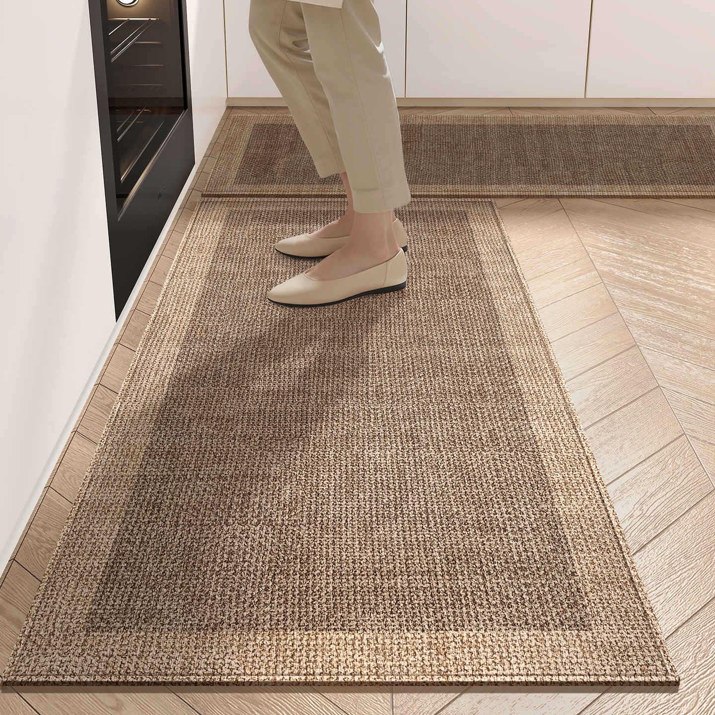 Non-Slip Waterproof Kitchen Floor Mat - Oil-Proof, Wipeable, Stain-Resistant, Wash-Free 2025 Model 50x80cm Single
Non-Slip Waterproof Kitchen Floor Mat - Oil-Proof, Wipeable, Stain-Resistant, Wash-Free 2025 Model 50x80cm Single