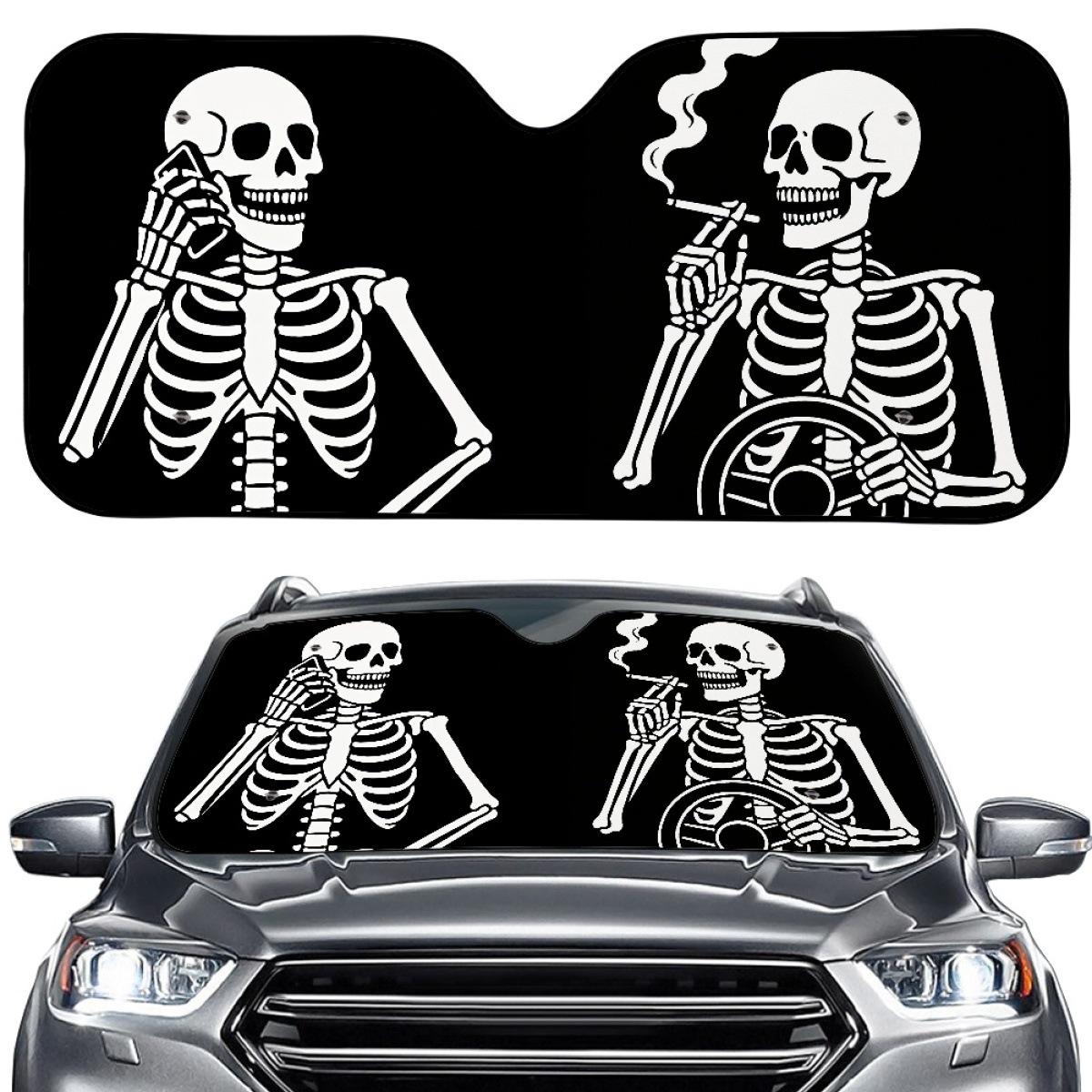 SHEIN Creative Skull Car Sunshade – Portable, Custom Windshield Visor One Size
SHEIN Creative Skull Car Sunshade – Portable, Custom Windshield Visor One Size