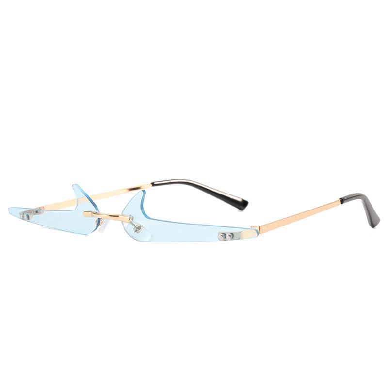 New Fashion Vintage Small Rimless Sunglasses Men ladies Popular Travel Funny Tick Colorful Sexy Prom Sun Glasses For Male as the picture
New Fashion Vintage Small Rimless Sunglasses Men ladies Popular Travel Funny Tick Colorful Sexy Prom Sun Glasses For Male as the picture