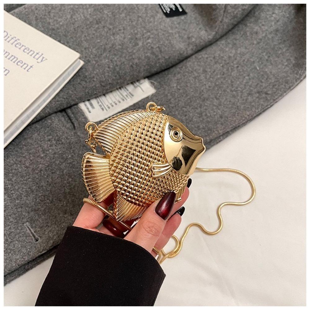 Cute Little Fish Shape Shoulder Crossbody Bag Metal Mini Gold Silver Lipstick Bag Purse Bag Lady золотой
Cute Little Fish Shape Shoulder Crossbody Bag Metal Mini Gold Silver Lipstick Bag Purse Bag Lady золотой