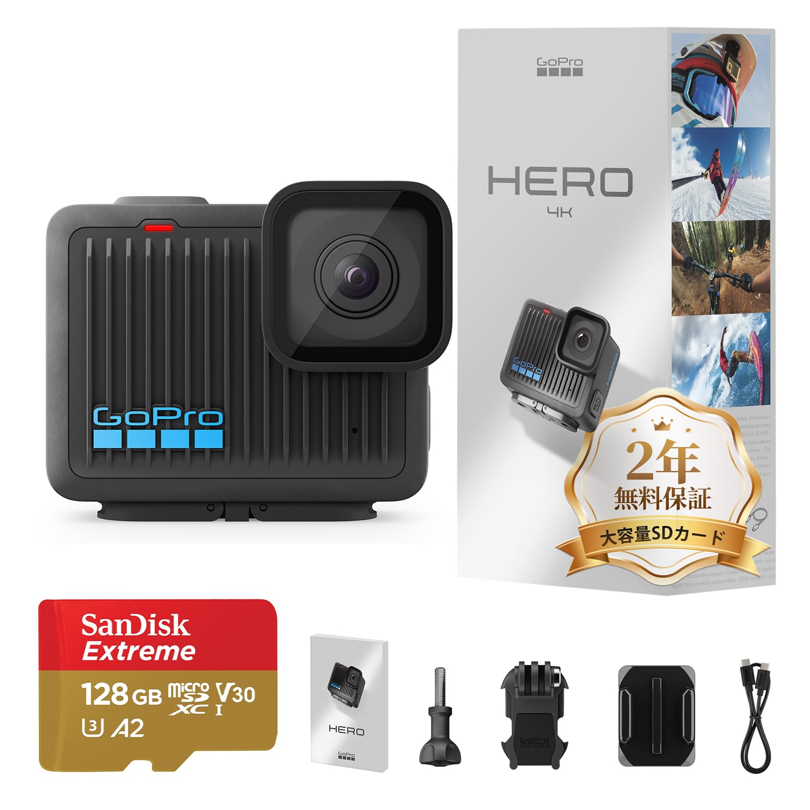 GoPro Official Action Camera with 128GB Certified SD 4K 5m HyperSmooth Image HERO+ High-Speed Card, Resolution, Ultra-Lightweight (86g), Waterproof, чорний
GoPro Official Action Camera with 128GB Certified SD 4K 5m HyperSmooth Image HERO+ High-Speed Card, Resolution, Ultra-Lightweight (86g), Waterproof, чорний