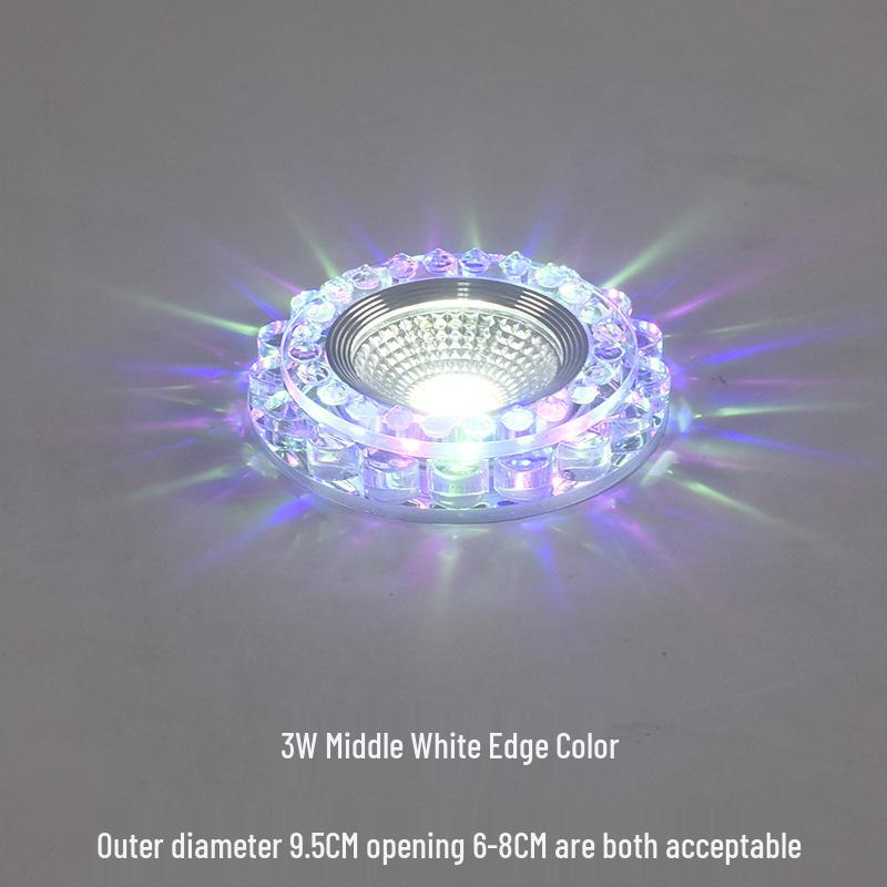 2025 Crystal LED Downlight: Bullseye Recessed Spotlight with 6/7.5/8 Options, 3W/5W White 3W neutral white colorful edge
2025 Crystal LED Downlight: Bullseye Recessed Spotlight with 6/7.5/8 Options, 3W/5W White 3W neutral white colorful edge