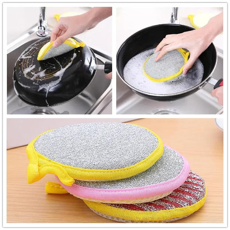 2 Pcs Random Color Double-sided Dish Washing Sponge Dish Towel Clean Steel Washing Ball Kitchen Towels Accessories Small Tools 2pcs random
2 Pcs Random Color Double-sided Dish Washing Sponge Dish Towel Clean Steel Washing Ball Kitchen Towels Accessories Small Tools 2pcs random