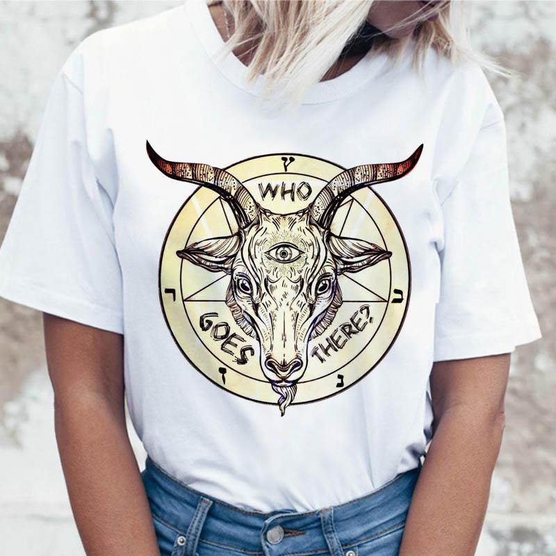 Футболка Baphomet Top Корейская графическая одежда Harajuku Футболка Смешная для футболок Футболка женская женская 3XL белый
Футболка Baphomet Top Корейская графическая одежда Harajuku Футболка Смешная для футболок Футболка женская женская 3XL белый