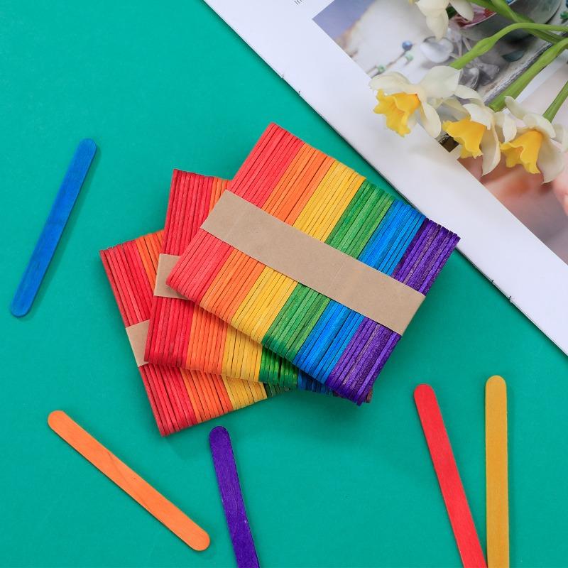 50PCS DIY Handmade Color Ice Cream Bar Sand Table Building Model To Make Ice Cream Sticks 6.5x1cm(50pcs) різнокольоровий
50PCS DIY Handmade Color Ice Cream Bar Sand Table Building Model To Make Ice Cream Sticks 6.5x1cm(50pcs) різнокольоровий