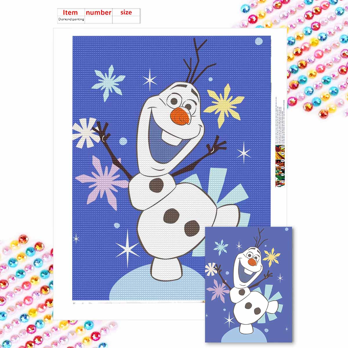 Алмазная живопись своими руками Танцующий Олаф Набор для вышивания крестом Мозаичное искусство Алмазная живопись Полный круглый алмаз Домашнее украшение Round 20x30cm
Алмазная живопись своими руками Танцующий Олаф Набор для вышивания крестом Мозаичное искусство Алмазная живопись Полный круглый алмаз Домашнее украшение Round 20x30cm