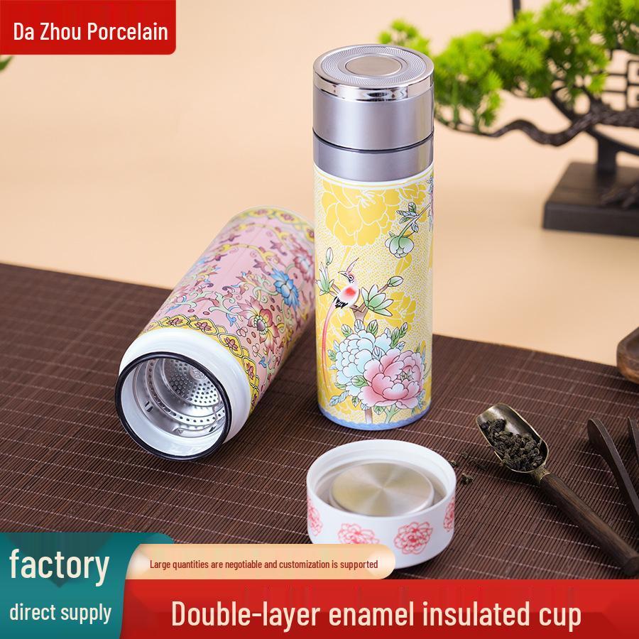 Colorful Enamel Insulated Mug with Lid & Filter for Hot and Cold Drinks Enamel Insulated Mug
Colorful Enamel Insulated Mug with Lid & Filter for Hot and Cold Drinks Enamel Insulated Mug
