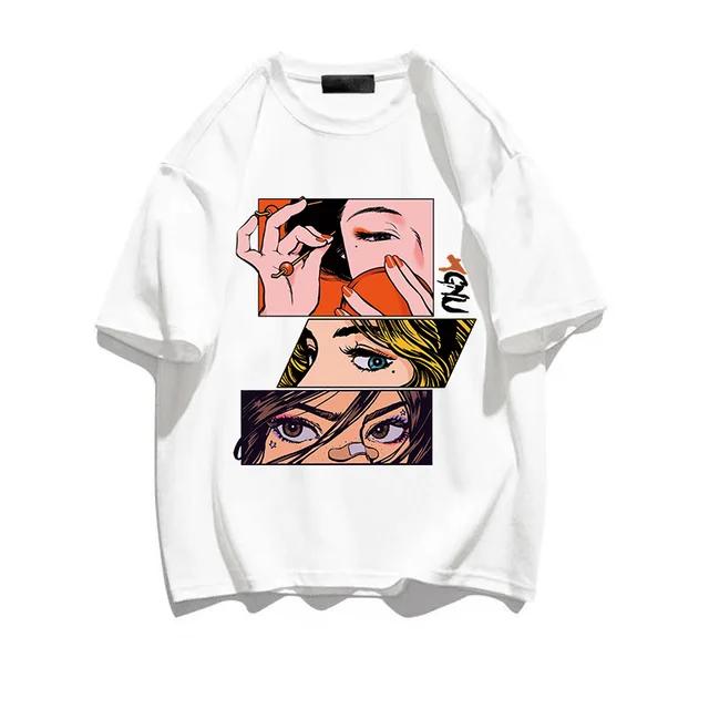 Japanese anime street mens and womens printed short sleeved Tshirts hiphop casual fashion cotton Tshirts EU size round Top S
Japanese anime street mens and womens printed short sleeved Tshirts hiphop casual fashion cotton Tshirts EU size round Top S