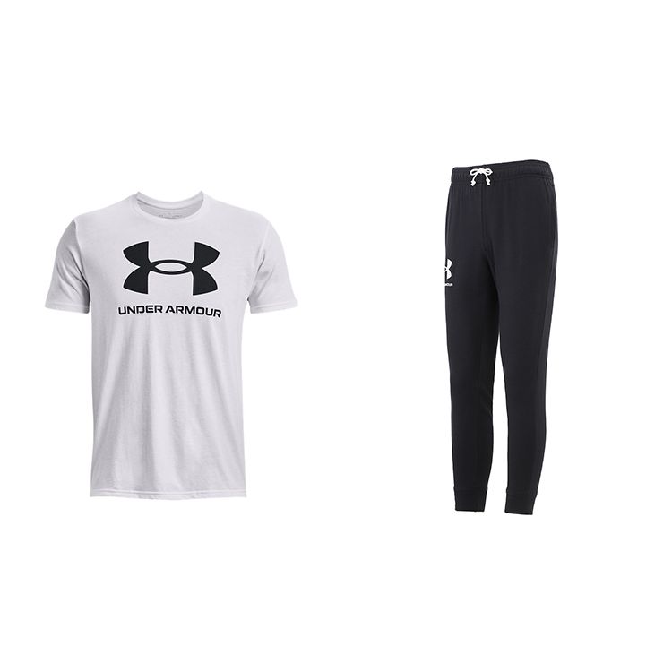Under Armour Однотонная футболка с коротким рукавом и длинные брюки, повседневный спортивный комплект для мужчин 1370862-100+1361642-001 L
Under Armour Однотонная футболка с коротким рукавом и длинные брюки, повседневный спортивный комплект для мужчин 1370862-100+1361642-001 L