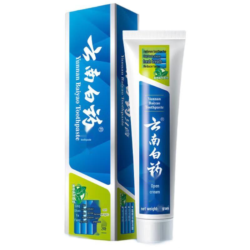 Yunnan Baiyao Fresh Breath Mint Toothpaste
Yunnan Baiyao Fresh Breath Mint Toothpaste