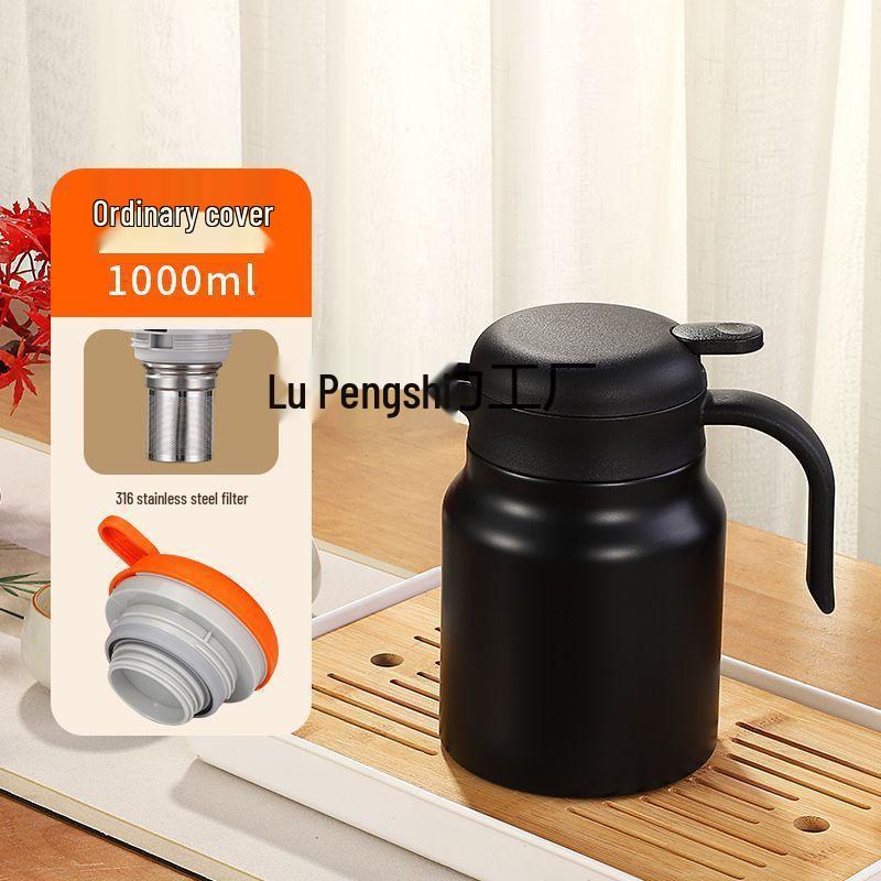 Smart 304 Stainless Steel Insulated Teapot - Large Capacity for Home and Office Use 800ml Black
Smart 304 Stainless Steel Insulated Teapot - Large Capacity for Home and Office Use 800ml Black