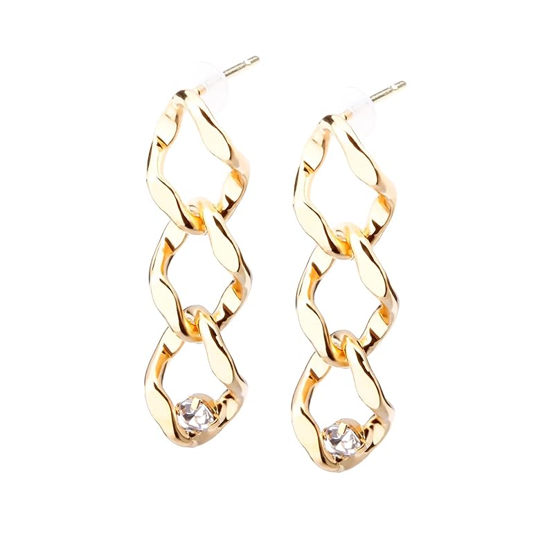 LOKUMI earrings 4 designs x 3 colors to choose from 18k gold K18 post made in Japan K18 Compatible with metal allergies chain Bijou swing earrings
LOKUMI earrings 4 designs x 3 colors to choose from 18k gold K18 post made in Japan K18 Compatible with metal allergies chain Bijou swing earrings