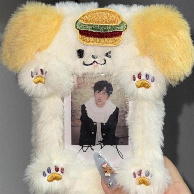 Cute Hamburger Puppy Plush Id Card Holder Photocard Holder Idol 3 Inches Photo Display Storage Cover Keychain Bag Pendants Gifts one size
Cute Hamburger Puppy Plush Id Card Holder Photocard Holder Idol 3 Inches Photo Display Storage Cover Keychain Bag Pendants Gifts one size