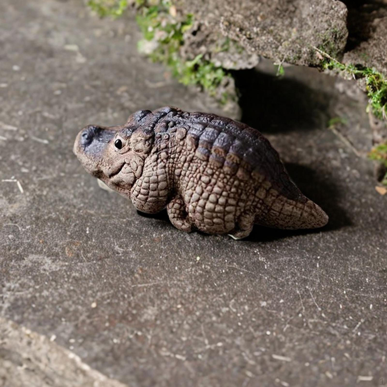 Clay Alligator Crocodile Mini Tea Pet Figurine DIY Terrarium Crafts Small Animal Statues Adorable
Clay Alligator Crocodile Mini Tea Pet Figurine DIY Terrarium Crafts Small Animal Statues Adorable
