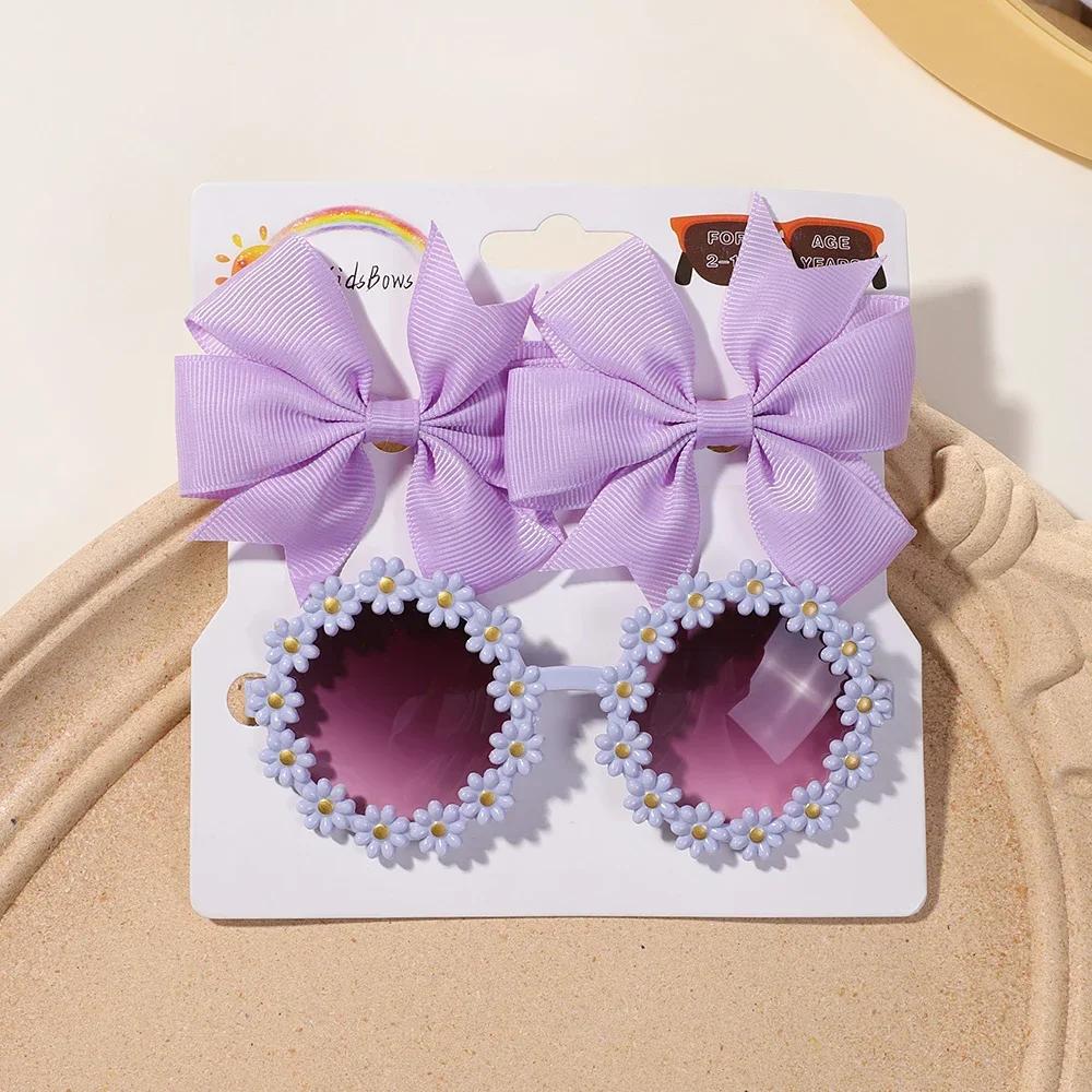 3Pcs/set Kids Bows Hairclips Retro Flower Sunglasses for Girl Printing Handmade Hairgripes Child Headwear Glasses Accessories
3Pcs/set Kids Bows Hairclips Retro Flower Sunglasses for Girl Printing Handmade Hairgripes Child Headwear Glasses Accessories