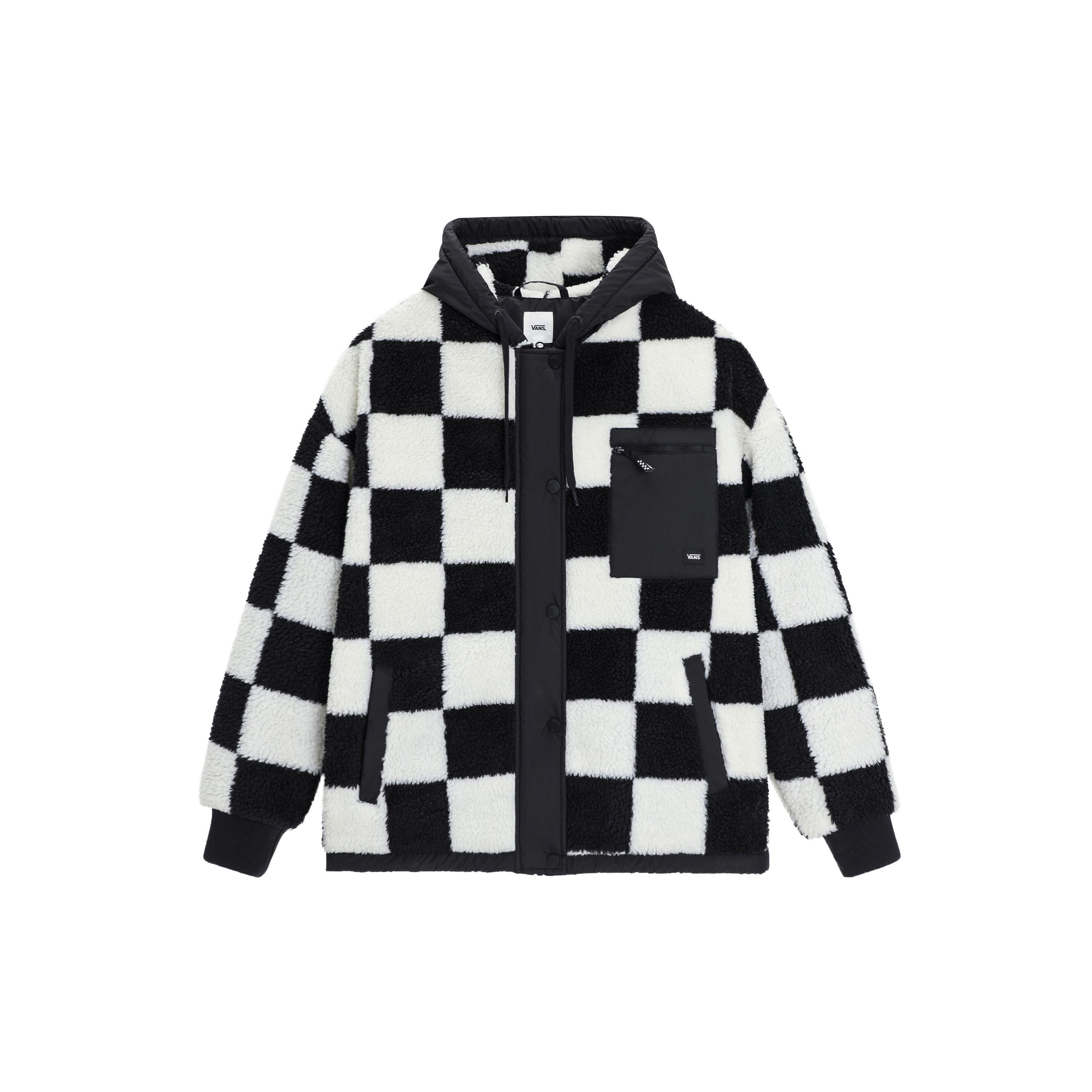 Vans черно-белая клетчатая лоскутная куртка с капюшоном из овечьей шерсти женская верхняя одежда VN0A7YJ5Y7C S
Vans черно-белая клетчатая лоскутная куртка с капюшоном из овечьей шерсти женская верхняя одежда VN0A7YJ5Y7C S