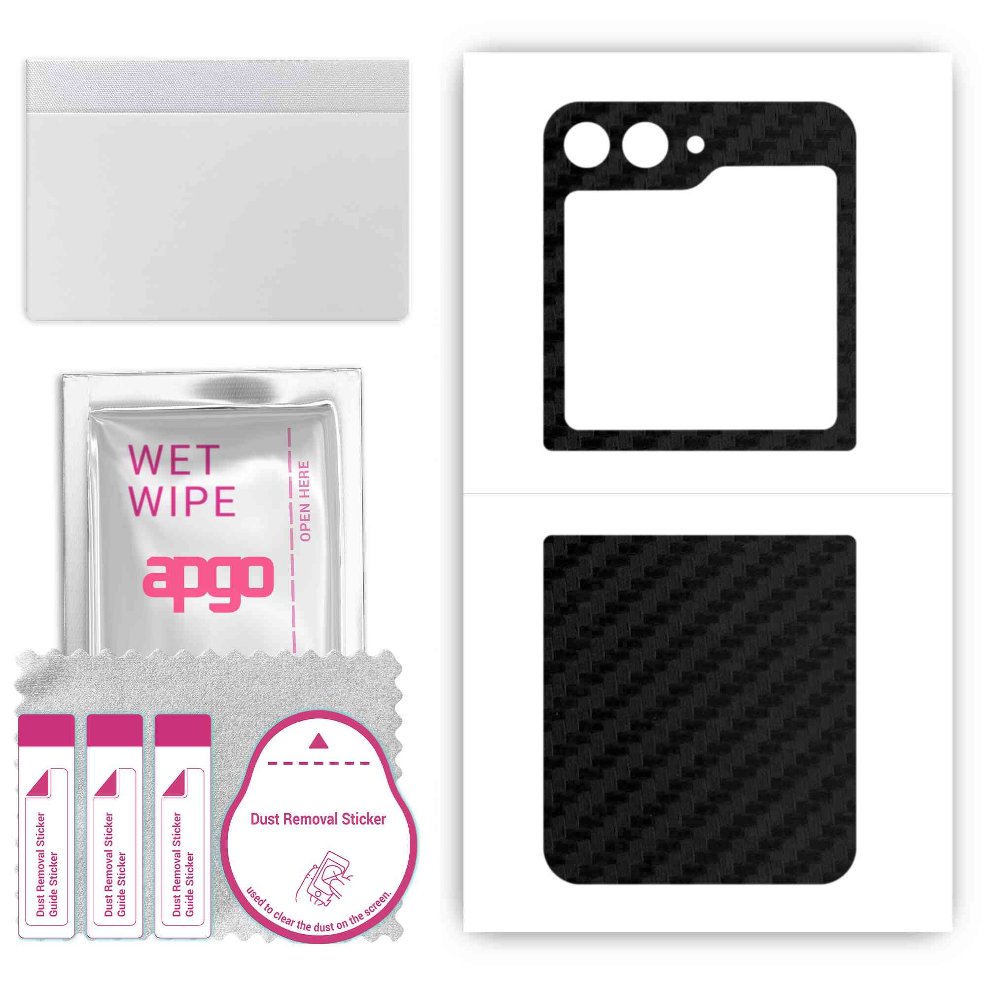Apgo Protective Skin Sticker для задньої панелі, сумісний із Samsung Galaxy Z Flip5 Retro, Wrap Film, Foil, Vinyl - Pattern Carbon Black
Apgo Protective Skin Sticker для задньої панелі, сумісний із Samsung Galaxy Z Flip5 Retro, Wrap Film, Foil, Vinyl - Pattern Carbon Black