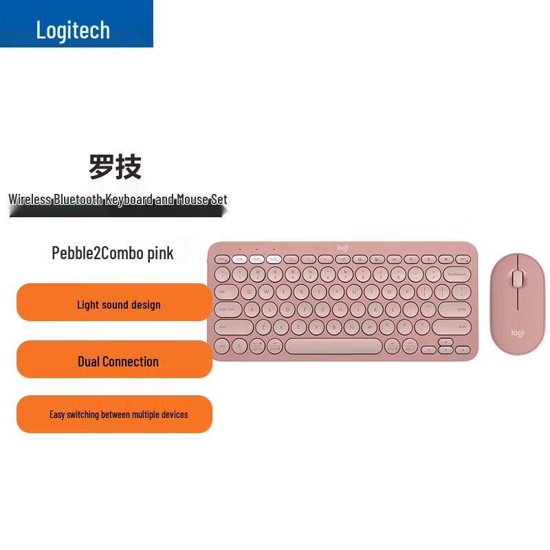 Logitech Pebble 2 Combo Keyboard & Mouse Set
Logitech Pebble 2 Combo Keyboard & Mouse Set
