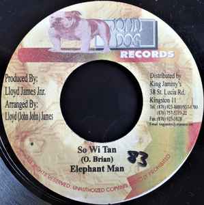 7inch Record ELEPHANT MAN - So Wi Tan NONE John Dog Record 2001 Jamaica Reggae, Ska & Dub Used
7inch Record ELEPHANT MAN - So Wi Tan NONE John Dog Record 2001 Jamaica Reggae, Ska & Dub Used