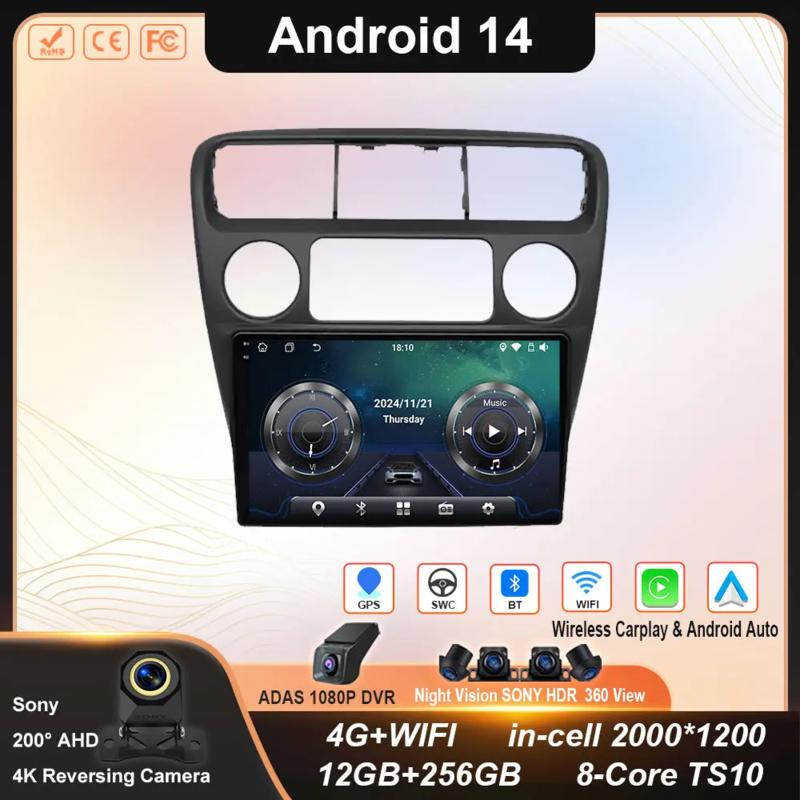 Android 14 для Honda Accord 6 1997 - 2002 Автомобильный Радио Мультимедиа Навигация 4G WIFI BT GPS Беспроводной Carplay Экран Стерео Нет 2 Din
Android 14 для Honda Accord 6 1997 - 2002 Автомобильный Радио Мультимедиа Навигация 4G WIFI BT GPS Беспроводной Carplay Экран Стерео Нет 2 Din