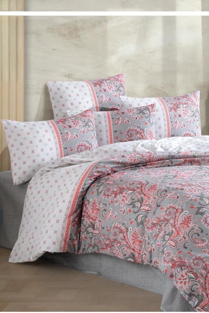 Cansu Ranforce Duvet Cover Set, Duvet Cover 200x220, Sheet 240x260, Double Size, King Size
Cansu Ranforce Duvet Cover Set, Duvet Cover 200x220, Sheet 240x260, Double Size, King Size