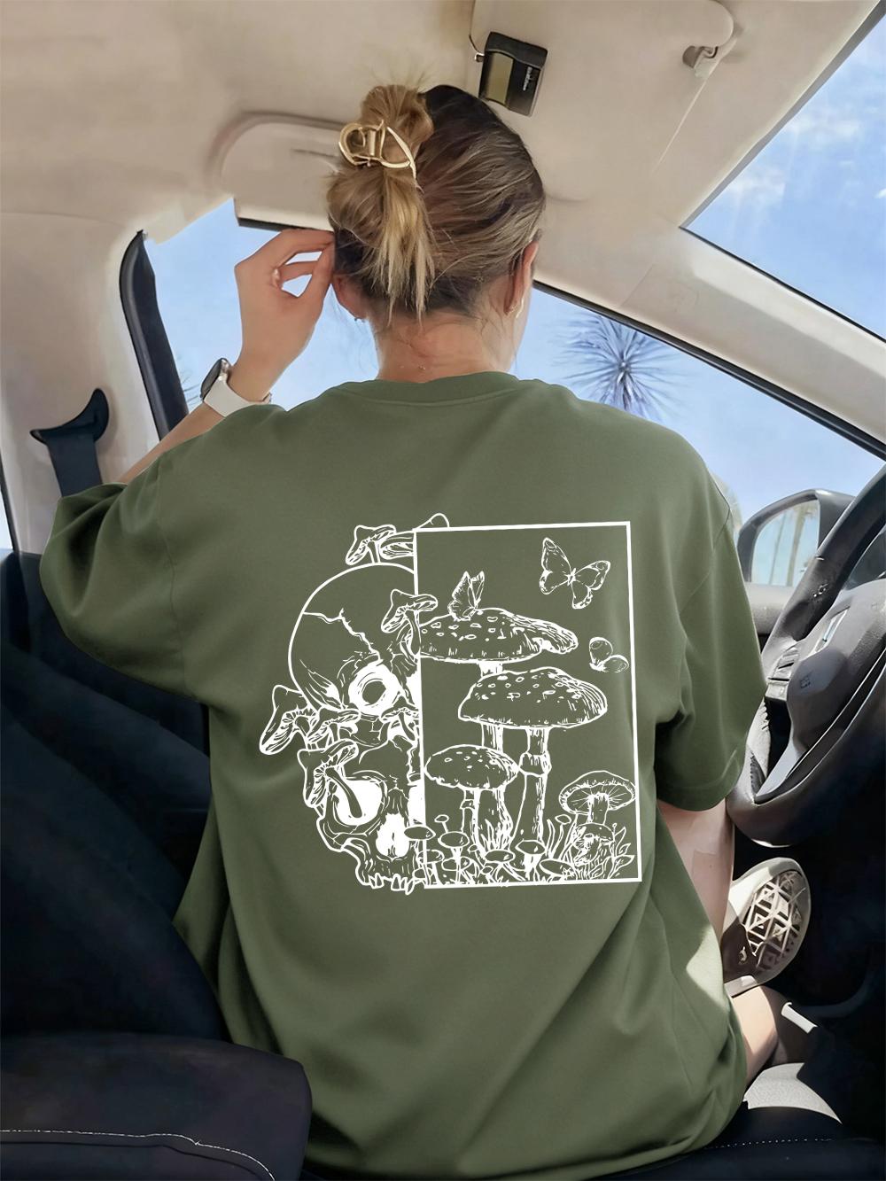 Fly Umbrella And Butterfly Printed TShirts Womens Casual Loose Short Sleeve Tops ONeck Soft T Shirts Summer Womans Clothes S
Fly Umbrella And Butterfly Printed TShirts Womens Casual Loose Short Sleeve Tops ONeck Soft T Shirts Summer Womans Clothes S