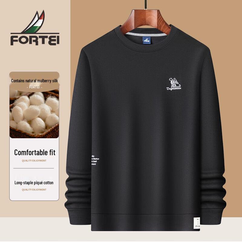 FORTEI Men s Silk Blend Crew Neck Sweatshirt XL
FORTEI Men s Silk Blend Crew Neck Sweatshirt XL