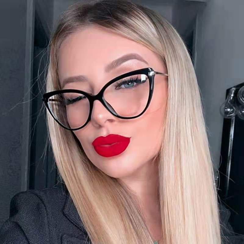 Cat Eye Blue Light Blocking Glasses Women TR90 Anti Ray Eyeglasses Transparent Fashion Eyewear Frame
Cat Eye Blue Light Blocking Glasses Women TR90 Anti Ray Eyeglasses Transparent Fashion Eyewear Frame
