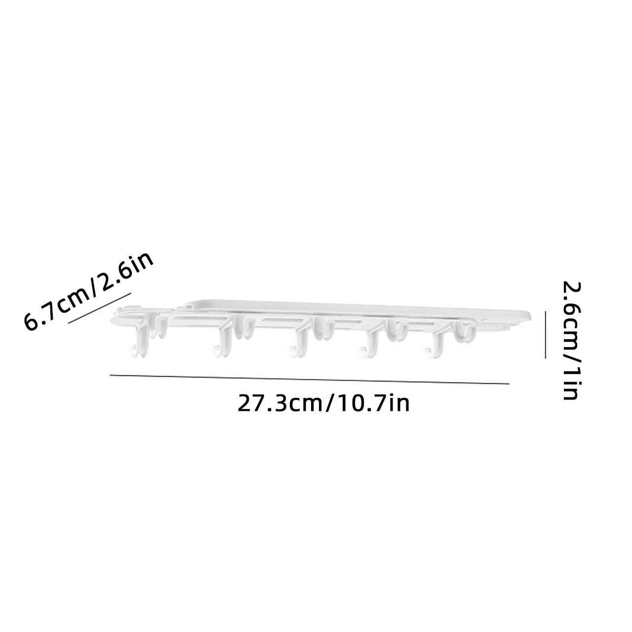 10 Hooks Double Row Pull-out Storage Rack Telescopic Kitchen Supplies Organizer Holder Bathroom Hanging Shelf білий
10 Hooks Double Row Pull-out Storage Rack Telescopic Kitchen Supplies Organizer Holder Bathroom Hanging Shelf білий