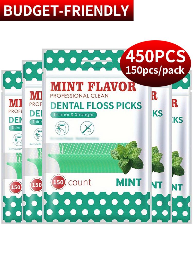 (Affordable bagged dental floss) 450pcs mint flavored dental floss stick | Essential oral care tool for daily life and travel |
(Affordable bagged dental floss) 450pcs mint flavored dental floss stick | Essential oral care tool for daily life and travel |