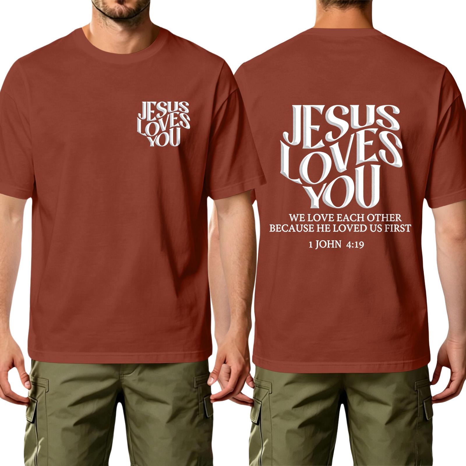 Men s Casual Printed T Shirt Jesus Loves You Inspirational Quote Graphic Tee Comfortable Fit Short Sleeve Crew Neck XXL шафрановый
Men s Casual Printed T Shirt Jesus Loves You Inspirational Quote Graphic Tee Comfortable Fit Short Sleeve Crew Neck XXL шафрановый