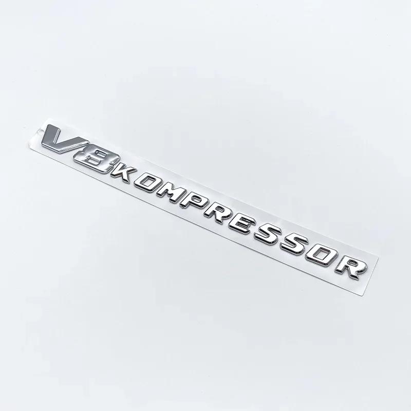 Chrome / Matte Gloss Black V8 COMPRESSOR Letters Emblems Decal Sticker for Mercedes Benz AMG V8 COMPRESSOR V8 Kompressor(1pcs) срібний
Chrome / Matte Gloss Black V8 COMPRESSOR Letters Emblems Decal Sticker for Mercedes Benz AMG V8 COMPRESSOR V8 Kompressor(1pcs) срібний