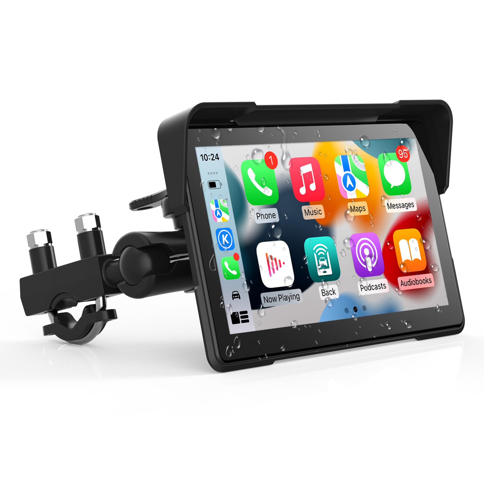 Motorcycle Auto Large Screen Motorcycle Smart Hardened IPS Touch Bike Smartphone Brightness Adjustment 7-inch Monitor, CarPlay/Android Compatible,
Motorcycle Auto Large Screen Motorcycle Smart Hardened IPS Touch Bike Smartphone Brightness Adjustment 7-inch Monitor, CarPlay/Android Compatible,