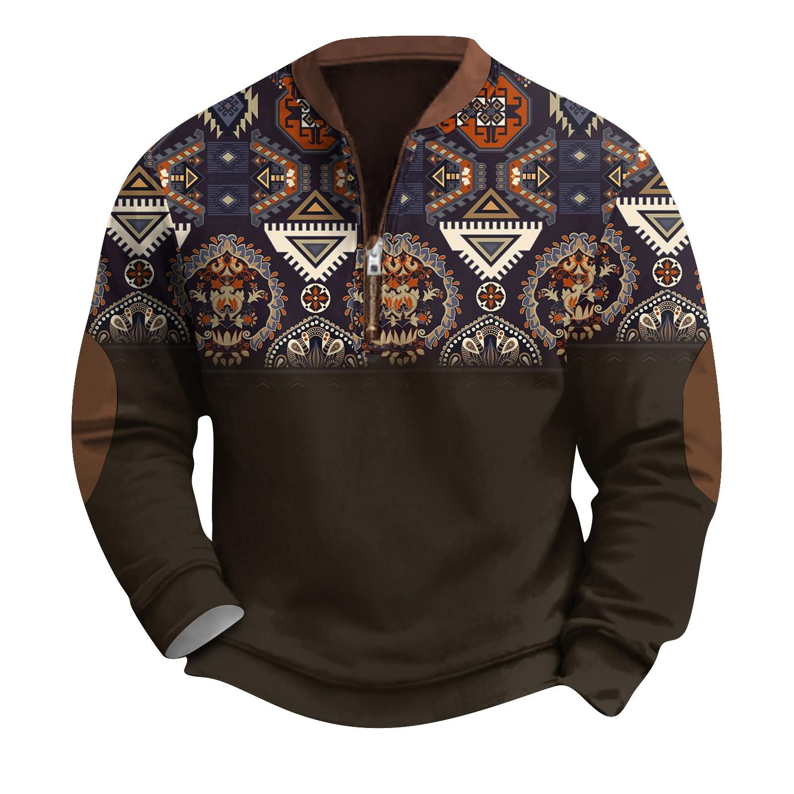 Men s Retro Casual Gradient Printed Sweatshirt L Темно-синій
Men s Retro Casual Gradient Printed Sweatshirt L Темно-синій