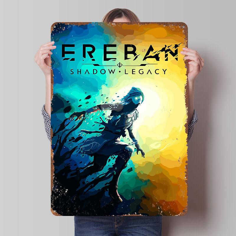 Ereban Shadow Legacy Game Art Tinplate Poster Customized Wall Art Vintage Retro Metal Signs for Decoration Bedroom Decorations 7.9x11.8In(20x30cm)
Ereban Shadow Legacy Game Art Tinplate Poster Customized Wall Art Vintage Retro Metal Signs for Decoration Bedroom Decorations 7.9x11.8In(20x30cm)