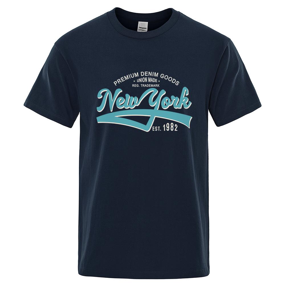 Хлопковая мода Letter Street City New York Est.1982 Мужская женская одежда Качественные футболки больших размеров Дышащая футболка Хлопковая футболка в стиле хип-хоп S чёрный
Хлопковая мода Letter Street City New York Est.1982 Мужская женская одежда Качественные футболки больших размеров Дышащая футболка Хлопковая футболка в стиле хип-хоп S чёрный