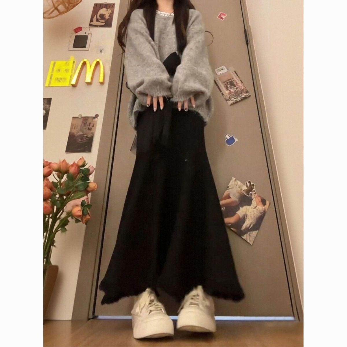 Korean Style Autumn & Winter Bow Tie Sweater and Fringe Skirt Two-Piece Set for Women 2X Large
Korean Style Autumn & Winter Bow Tie Sweater and Fringe Skirt Two-Piece Set for Women 2X Large