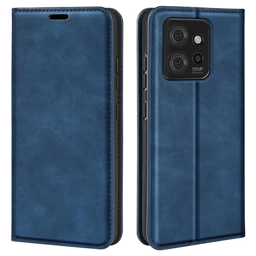 For Motorola ThinkPhone 5G PU Leather Wallet Flip Case Skin-touch Stand Cellphone Cover Blue
For Motorola ThinkPhone 5G PU Leather Wallet Flip Case Skin-touch Stand Cellphone Cover Blue