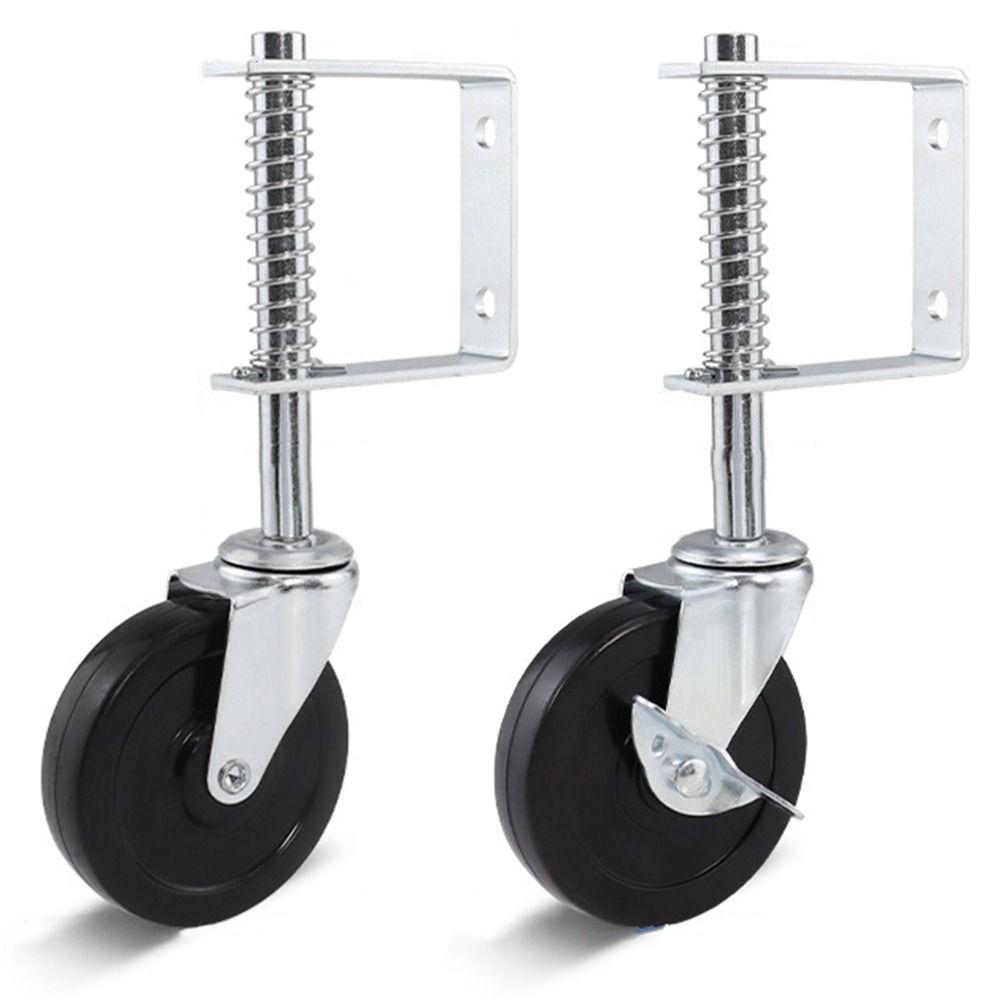 4 Inch Spring Loaded Caster Heavy-duty Spring Damping Wheel Door Gate Wheel for Furniture no side brake
4 Inch Spring Loaded Caster Heavy-duty Spring Damping Wheel Door Gate Wheel for Furniture no side brake