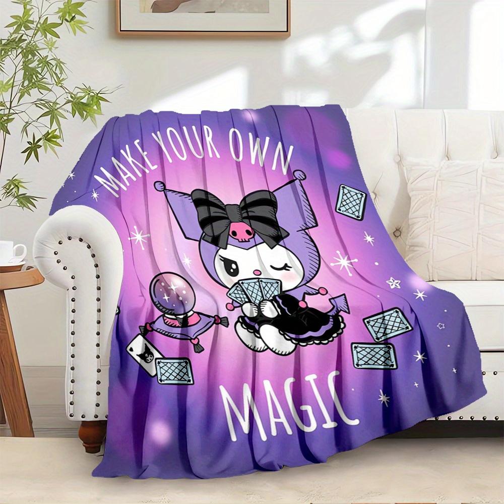 1pc Foldable Cute Kuromi with Big Bow and Card Home Decoration Blanket - Seasonal Universal Comfortable Washable Gift, Suitable for All Ages 130x150cm
1pc Foldable Cute Kuromi with Big Bow and Card Home Decoration Blanket - Seasonal Universal Comfortable Washable Gift, Suitable for All Ages 130x150cm