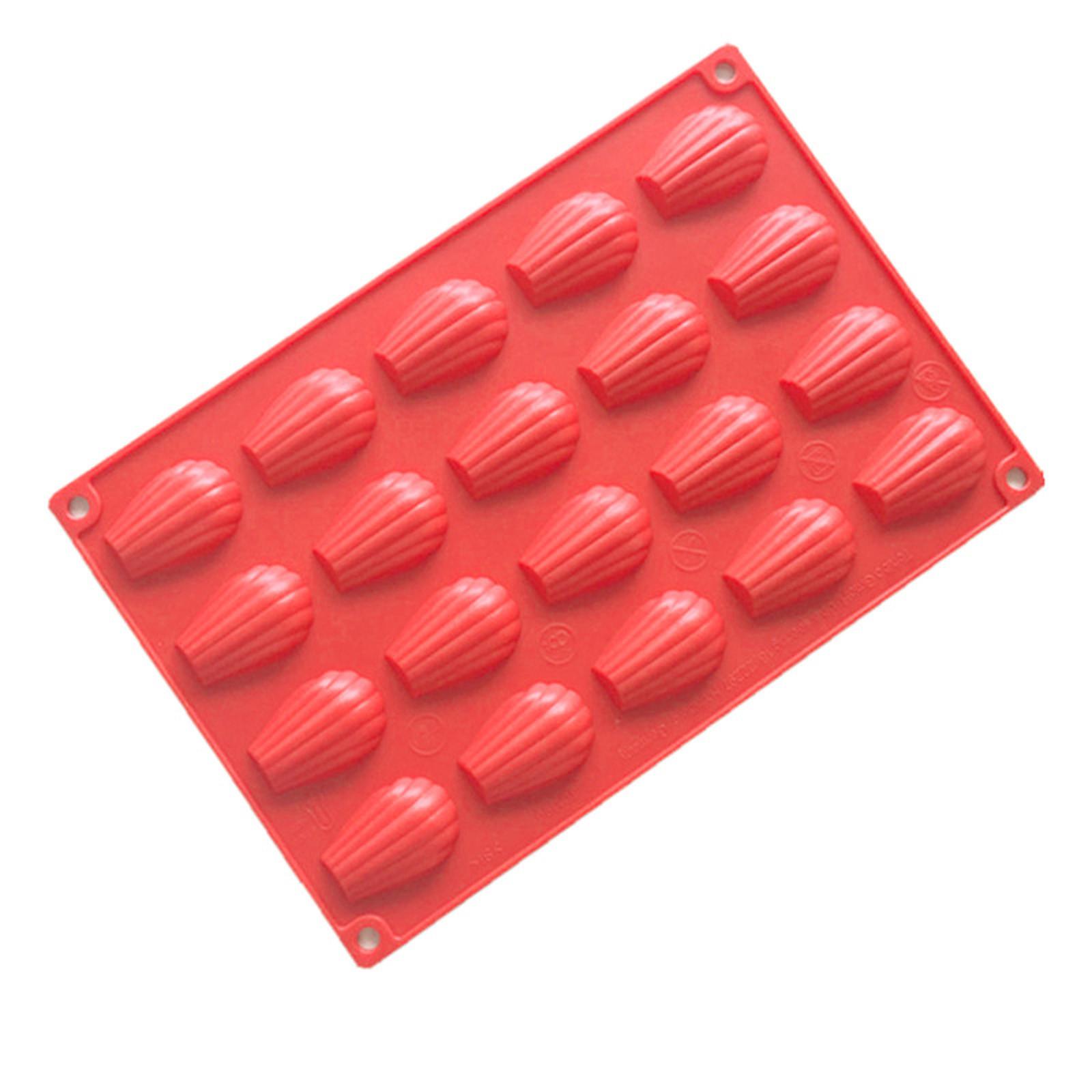 Противень Мадлен на 20 полостей, 2 шт. силиконовые формы Мадлен с антипригарным покрытием, форма для выпечки торта в форме ракушки One Size красный
Противень Мадлен на 20 полостей, 2 шт. силиконовые формы Мадлен с антипригарным покрытием, форма для выпечки торта в форме ракушки One Size красный