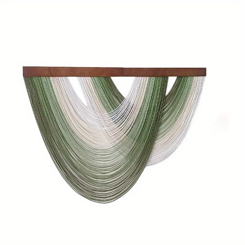1PC Wooden Home Colorful Cotton Rope Tassel Boho Wall Hanging Living Room Yarn Wall Art Gallery Multiple Options Available зелений
1PC Wooden Home Colorful Cotton Rope Tassel Boho Wall Hanging Living Room Yarn Wall Art Gallery Multiple Options Available зелений