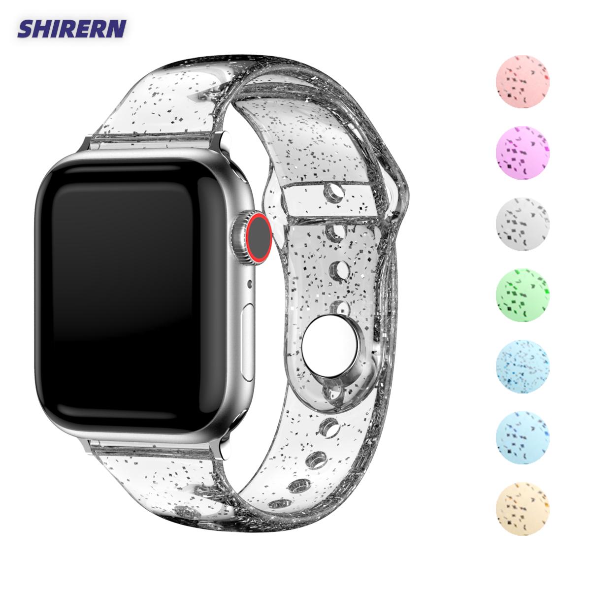 Силиконовые ремешки для Apple Watch, ремешок 45 мм, 41 мм, 44 мм, 40 мм, 42 мм, 38 мм, блестящий женский спортивный браслет для iWatch 9/8/7/6/5/4/3/2/SE
Силиконовые ремешки для Apple Watch, ремешок 45 мм, 41 мм, 44 мм, 40 мм, 42 мм, 38 мм, блестящий женский спортивный браслет для iWatch 9/8/7/6/5/4/3/2/SE