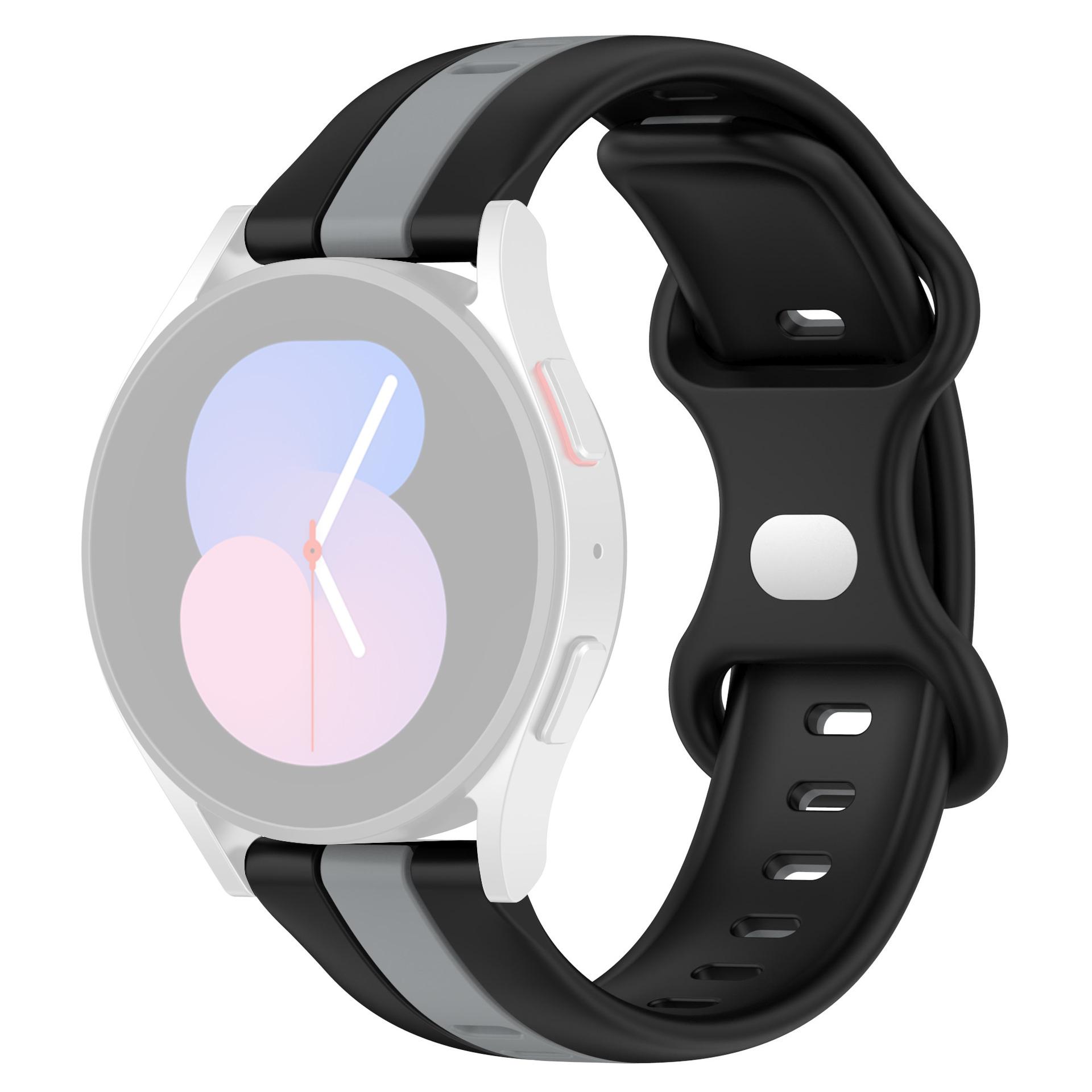 KALEBOL 20мм Двоколірний силіконовий ремінець для Samsung Galaxy Watch6 Classic 47мм/43мм/Huawei Watch GT 3 Pro 43мм ремінець для годинника Black Grey
KALEBOL 20мм Двоколірний силіконовий ремінець для Samsung Galaxy Watch6 Classic 47мм/43мм/Huawei Watch GT 3 Pro 43мм ремінець для годинника Black Grey