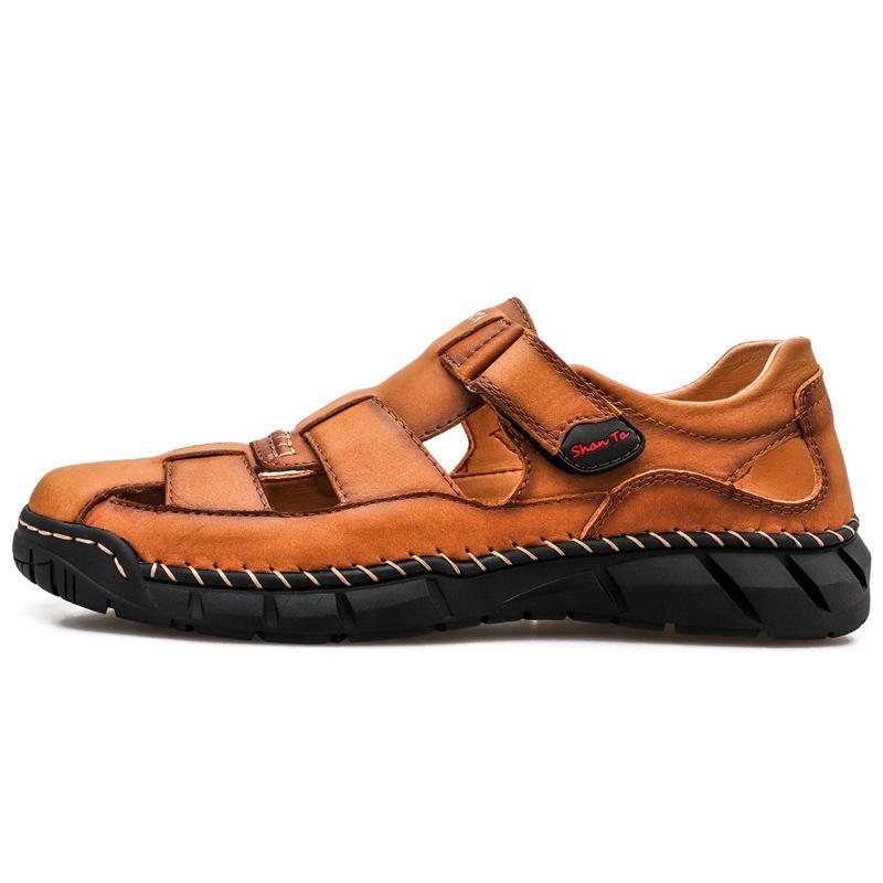 Sandals Baotou Outdoor Breathable Sandals Summer New Velcro Sewn Shoes Trend 48 Large Size Casual Shoes 38
Sandals Baotou Outdoor Breathable Sandals Summer New Velcro Sewn Shoes Trend 48 Large Size Casual Shoes 38