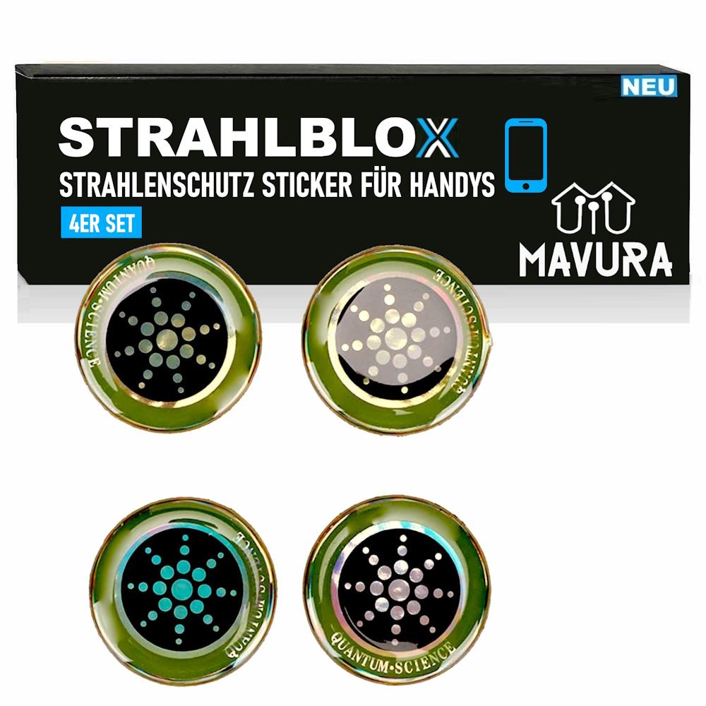 STRAHLBLOX 4 штуки Захист від випромінювання Наклейки проти радіації Захист від ЕМВ Блокатор
STRAHLBLOX 4 штуки Захист від випромінювання Наклейки проти радіації Захист від ЕМВ Блокатор