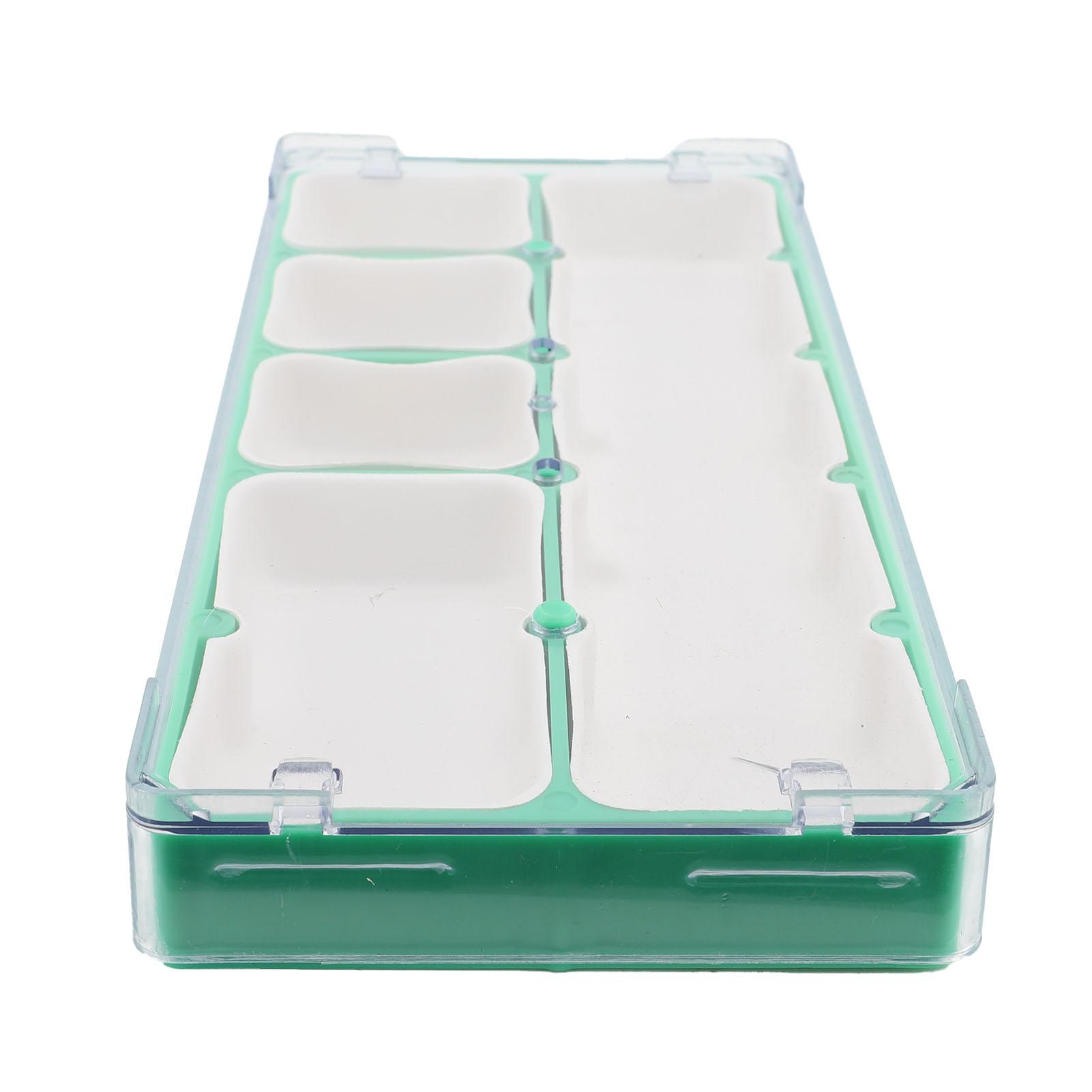 5 Compartments Watch Parts Storage Box Stackable Movement Parts Watch Screws Hardware Container with Sponge Pad for Watch Tool
5 Compartments Watch Parts Storage Box Stackable Movement Parts Watch Screws Hardware Container with Sponge Pad for Watch Tool