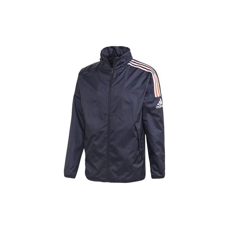 Adidas Полосатая спортивная куртка с воротником-стойкой, мужская верхняя одежда, синяя FI4039 S
Adidas Полосатая спортивная куртка с воротником-стойкой, мужская верхняя одежда, синяя FI4039 S