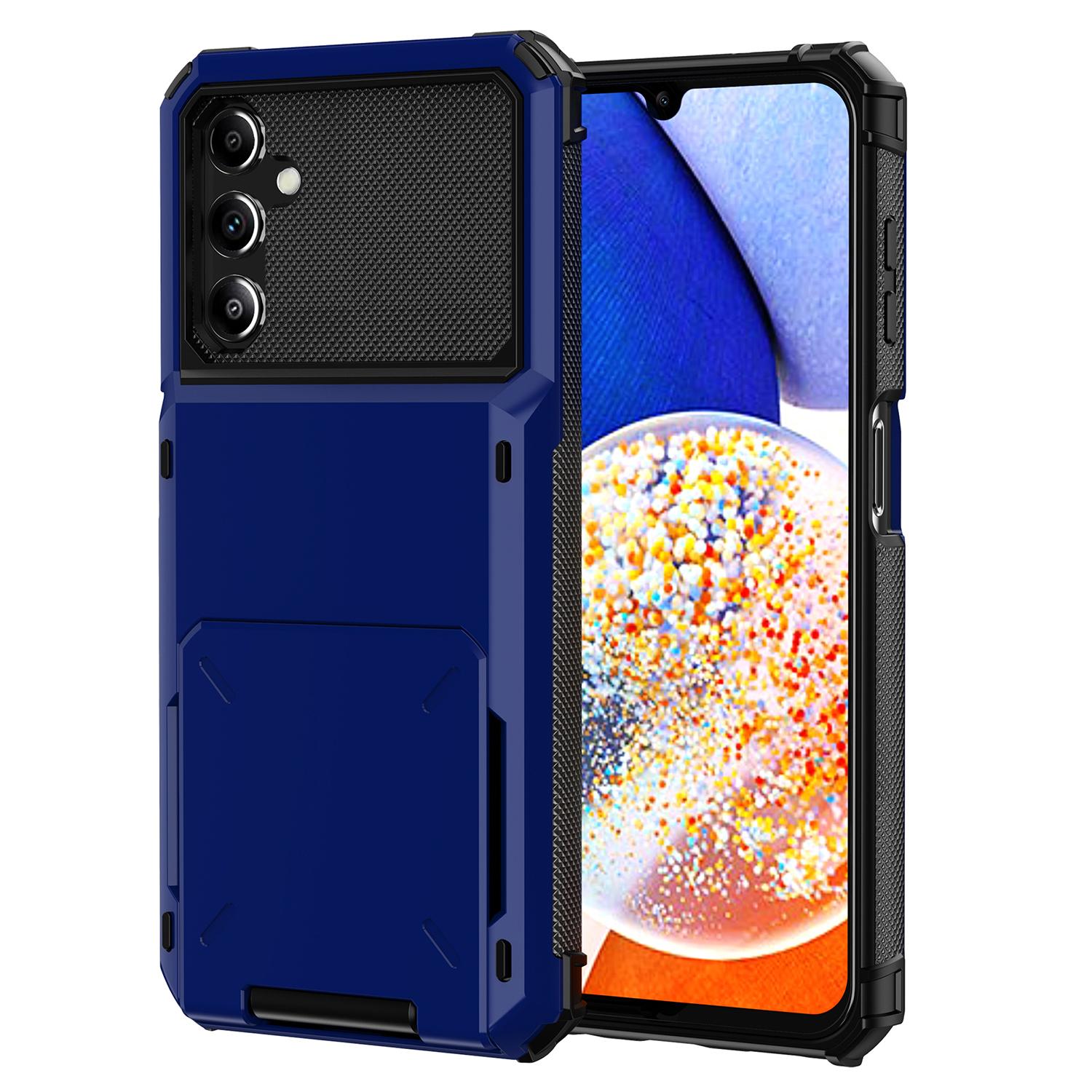For Samsung Galaxy A55 5G Case PC+TPU Card Holder Hidden Pocket Anti-Scratch Cover Blue
For Samsung Galaxy A55 5G Case PC+TPU Card Holder Hidden Pocket Anti-Scratch Cover Blue